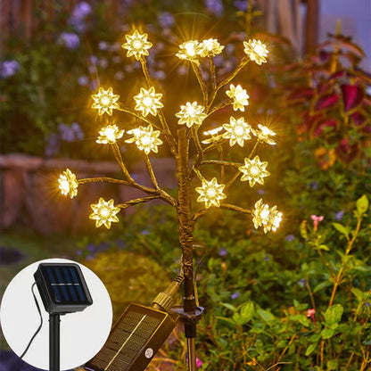 🌸Outdoor Waterproof Cherry Blossom Multicolor Solar Garden Lights